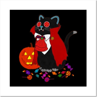 Happy Nekoween Posters and Art